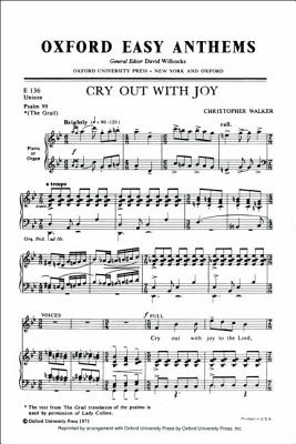 Cry out with joy