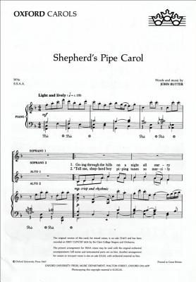 Shepherd's Pipe Carol