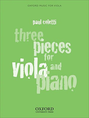 Three Pieces for Viola and Piano