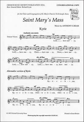 St Mary's Mass