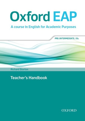 Oxford EAP: Pre-Intermediate/B1: Teacher's Book, DVD and Audio CD Pack