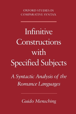 Infinitive Constructions with Specified Subjects