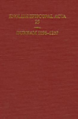 English Episcopal Acta 25