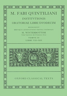 Quintilian Institutionis Oratoriae Vol. II