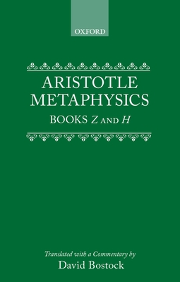 Metaphysics Books Z and H