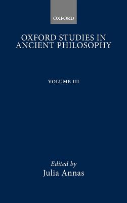 Oxford Studies in Ancient Philosophy