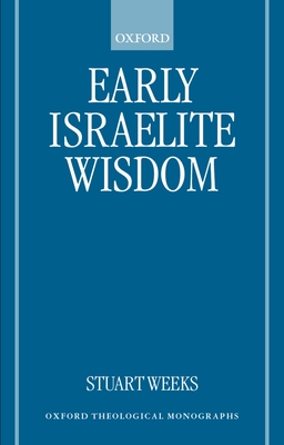 Early Israelite Wisdom