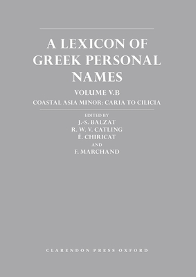 A Lexicon of Greek Personal Names