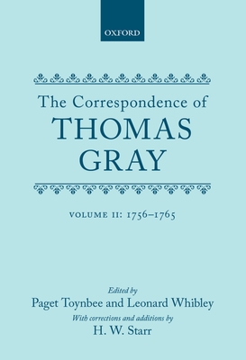 Correspondence of Thomas Gray