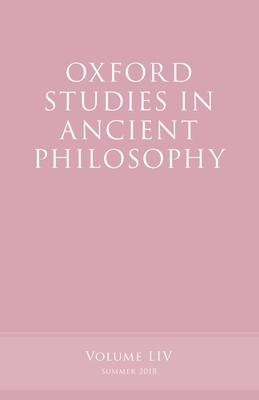 Oxford Studies in Ancient Philosophy, Volume 54