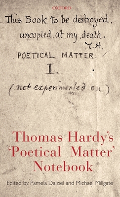 Thomas Hardy's 'Poetical Matter' Notebook