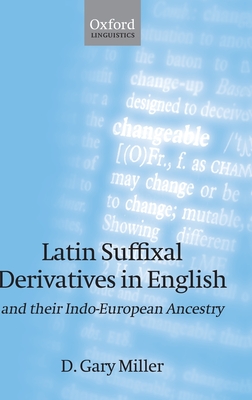 Latin Suffixal Derivatives in English