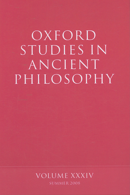 Oxford Studies in Ancient Philosophy