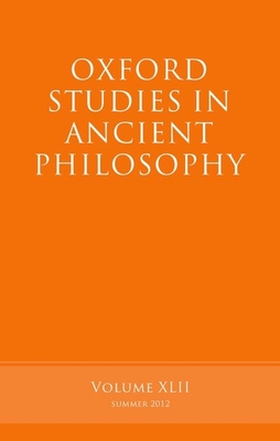 Oxford Studies in Ancient Philosophy, Volume 42