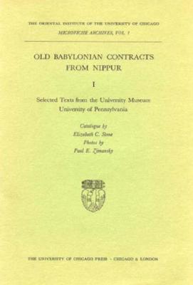 Old Babylonian Contracts from Nippur I