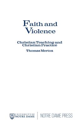 Faith and Violence