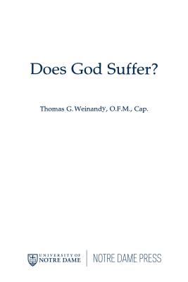 Does God Suffer?