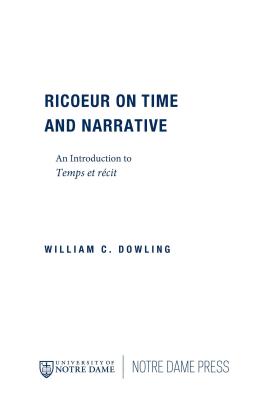 Ricoeur on Time and Narrative