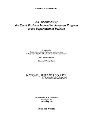 An Assessment of the SBIR Program at the Department of Defense