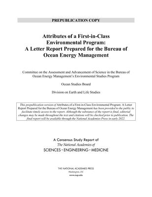 Attributes of a First-in-Class Environmental Program