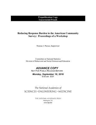 Reducing Response Burden in the American Community Survey