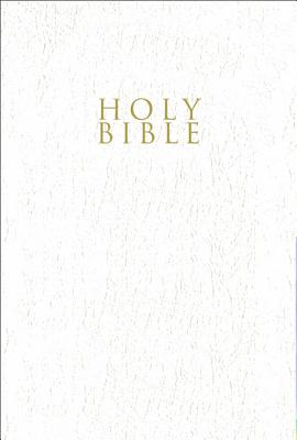 NIV, Gift and Award Bible, Leather-Look, White, Red Letter, Comfort Print