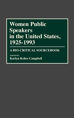 Women Public Speakers in the United States, 1925-1993