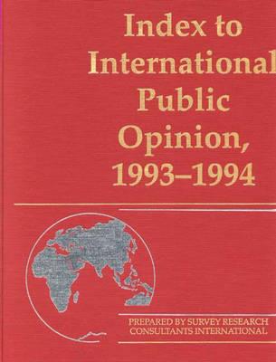 Index to International Public Opinion, 1993-1994