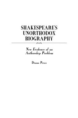 Shakespeare's Unorthodox Biography