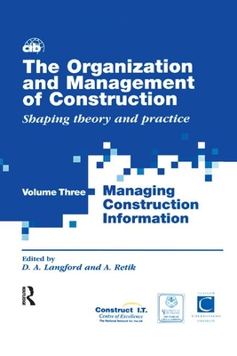 The Organization and Management of Construction