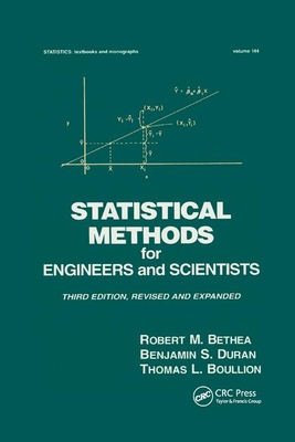 Statistical Methods for Engineers and Scientists