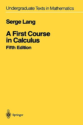 A First Course in Calculus