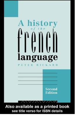 A History of the French Language