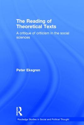 The Reading of Theoretical Texts