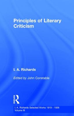 Principles of Literary Criticism V3