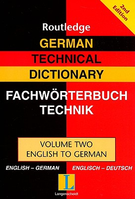 German Technical Dictionary (Volume 2)