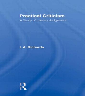 Practical Criticism        V 4