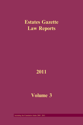 EGLR 2011 Volume 3 and Cumulative Index