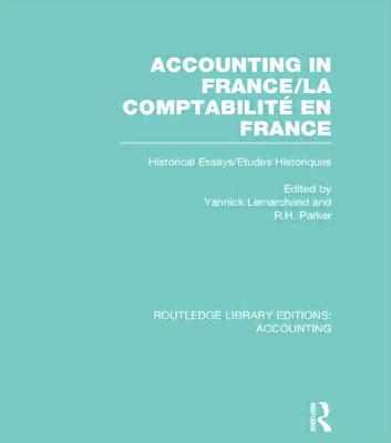 Accounting in France (RLE Accounting)