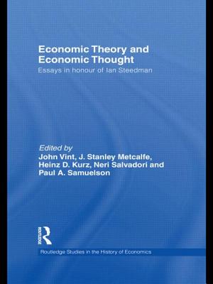 Economic Theory and Economic Thought