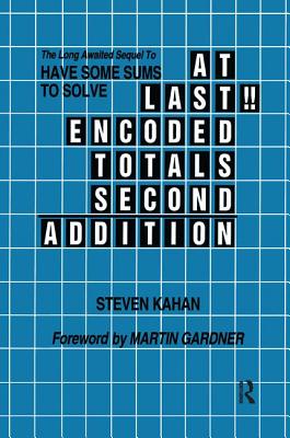 At Last!! Encoded Totals Second Addition