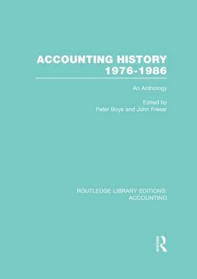 Accounting History 1976-1986 (RLE Accounting)