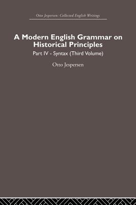 A Modern English Grammar on Historical Principles