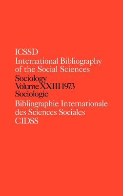 IBSS: Sociology: 1973 Vol 23