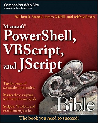 Microsoft PowerShell, VBScript and JScript Bible