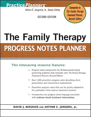 The Family Therapy Progress Notes Planner