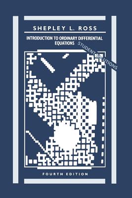 Student Solutions Manual to accompany Introduction to Ordinary Differential Equations, 4e