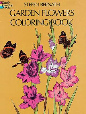 Garden Flowers Coloring Book