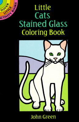 Little Cats Stained Glass Coloring Book