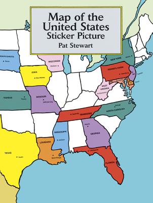 Map of the United States Sticker Picture